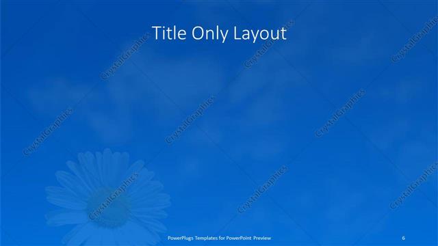 Title Only presentation slide layout