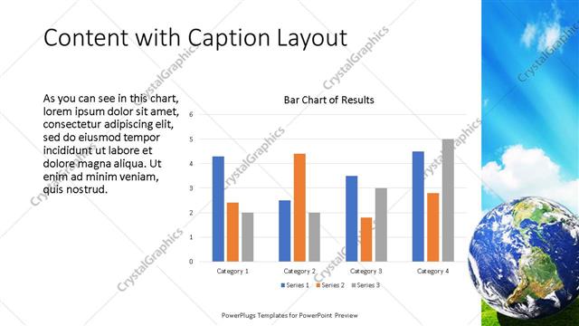 Content with Caption presentation slide layout