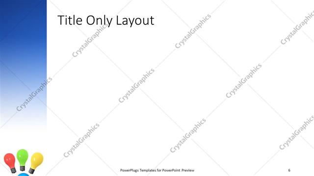 Title Only presentation slide layout