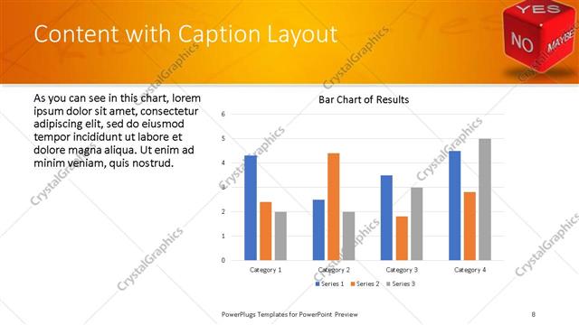 Content with Caption presentation slide layout