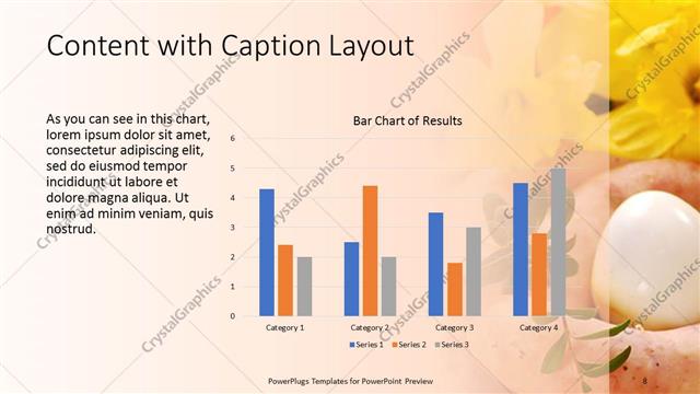 Content with Caption presentation slide layout