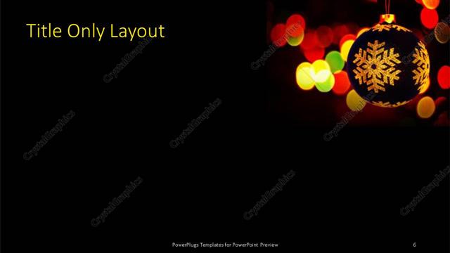 Title Only presentation slide layout