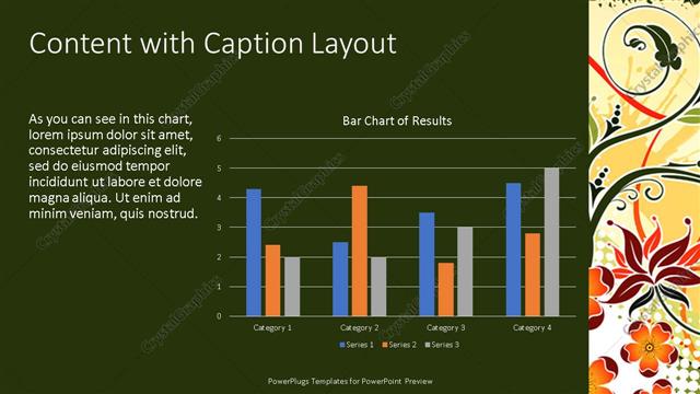 Content with Caption presentation slide layout