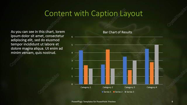 Content with Caption presentation slide layout