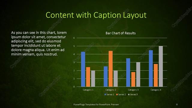 Content with Caption presentation slide layout