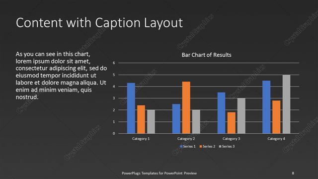 Content with Caption presentation slide layout
