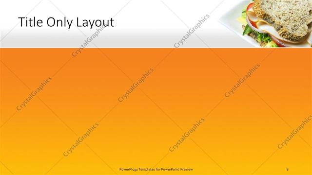 Title Only presentation slide layout