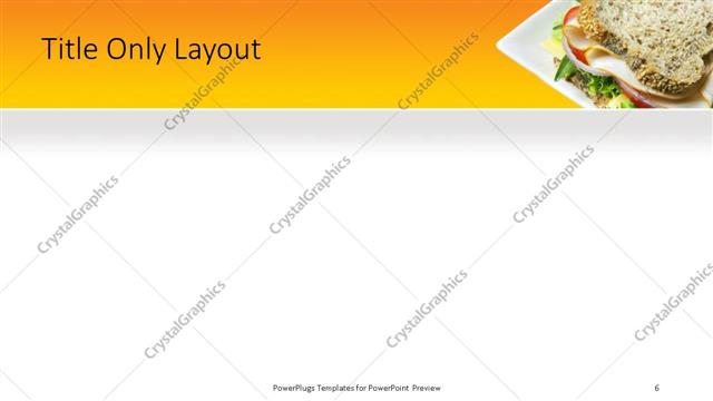 Title Only presentation slide layout