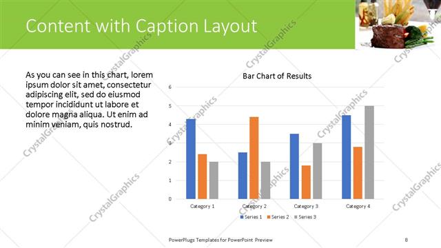 Content with Caption presentation slide layout