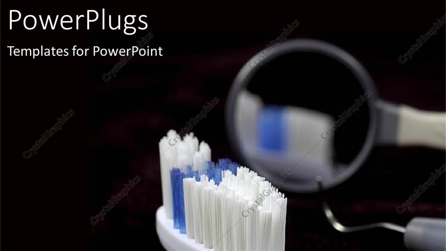 Featuring Dental Care Theme with Dentistry Tools, Toothbrush, Close-up of Toothbrush and Dentist Equipment