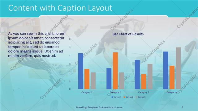 Content with Caption presentation slide layout