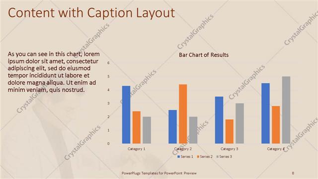 Content with Caption presentation slide layout