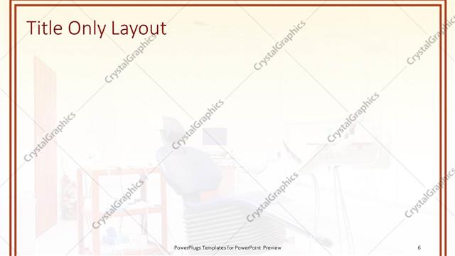 Title Only presentation slide layout