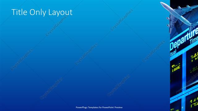 Title Only presentation slide layout