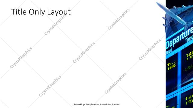 Title Only presentation slide layout