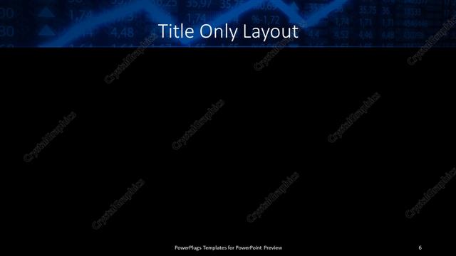 Title Only presentation slide layout