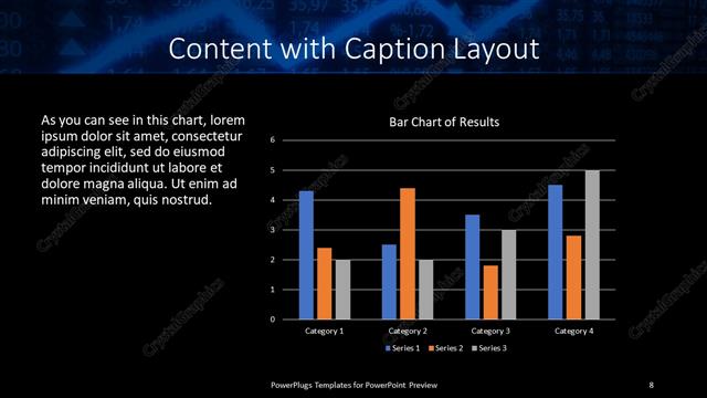Content with Caption presentation slide layout