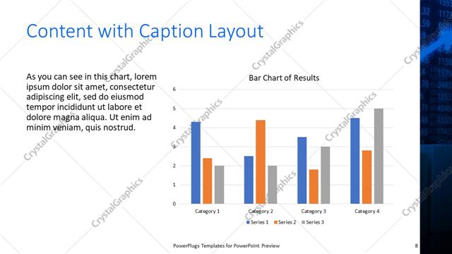 Content with Caption presentation slide layout
