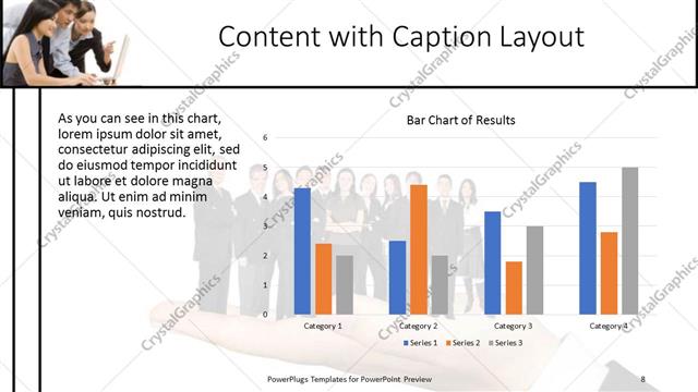 Content with Caption presentation slide layout