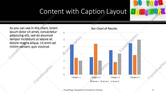 Content with Caption presentation slide layout