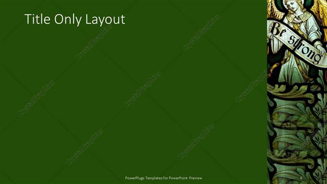 Title Only presentation slide layout