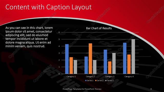 Content with Caption presentation slide layout