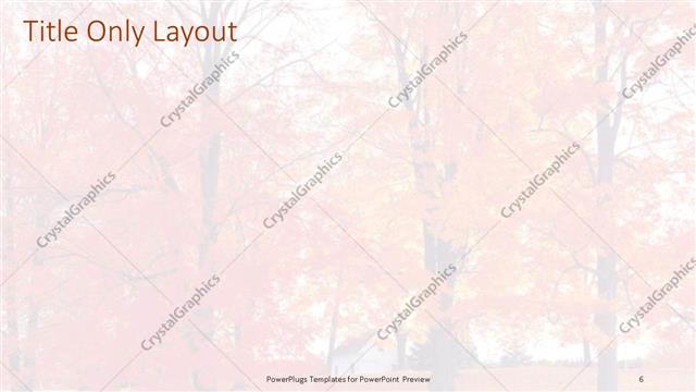 Title Only presentation slide layout