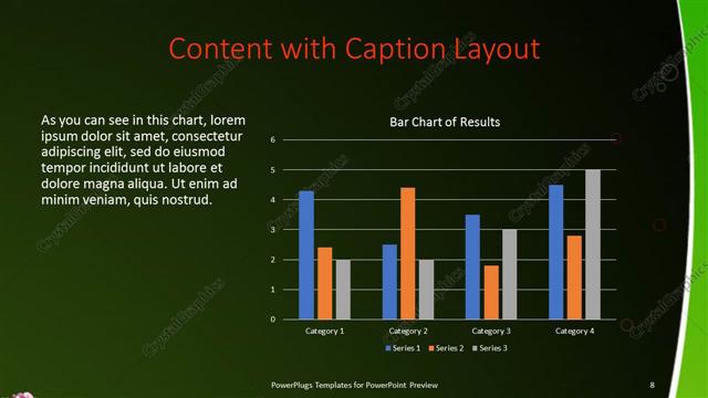 Content with Caption presentation slide layout