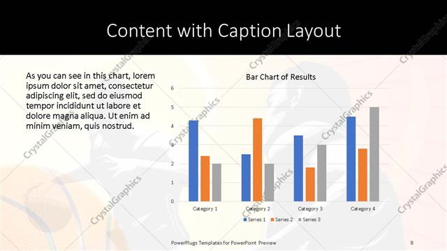 Content with Caption presentation slide layout