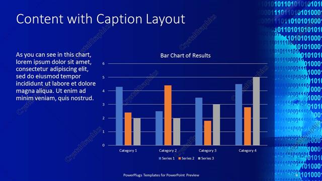 Content with Caption presentation slide layout