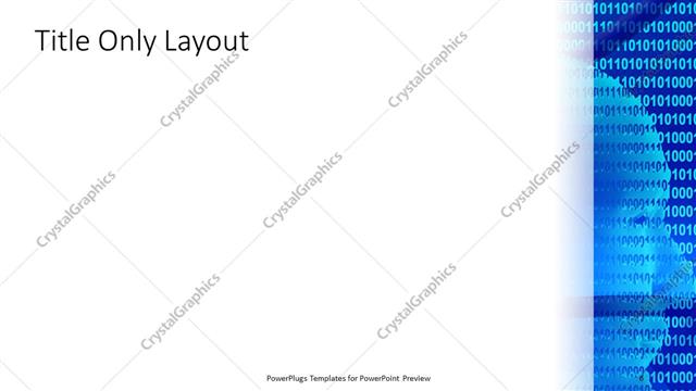 Title Only presentation slide layout