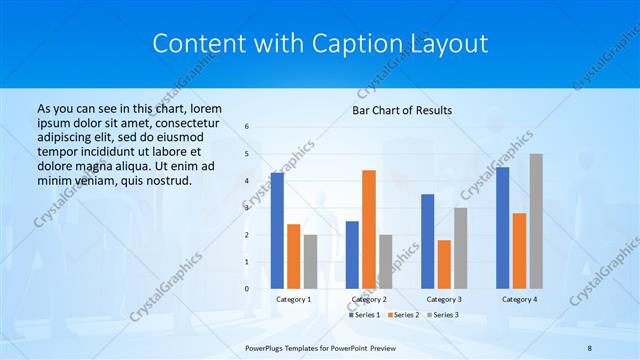 Content with Caption presentation slide layout