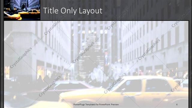 Title Only presentation slide layout