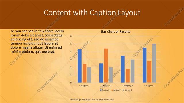 Content with Caption presentation slide layout