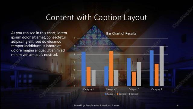 Content with Caption presentation slide layout