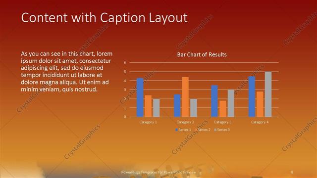 Content with Caption presentation slide layout