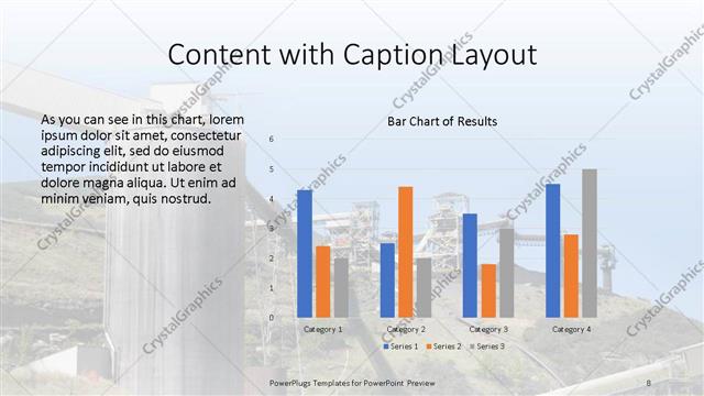 Content with Caption presentation slide layout