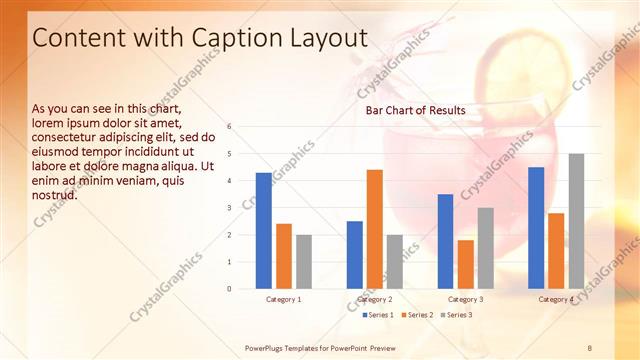 Content with Caption presentation slide layout