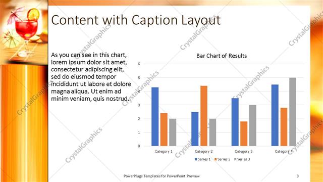 Content with Caption presentation slide layout