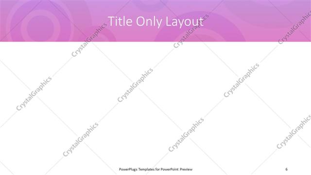 Title Only presentation slide layout