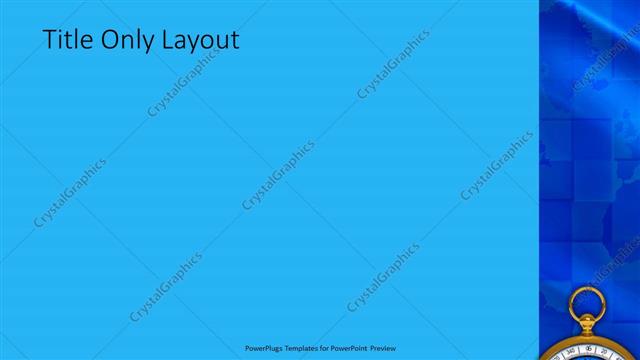 Title Only presentation slide layout