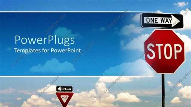  Presentation with traffic - Depiction of a confusion created by wrong traffic signs