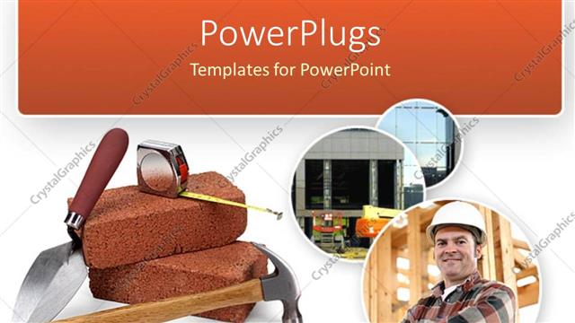  Presentation with material engineer - A depiction of construction material with an engineer in the picture