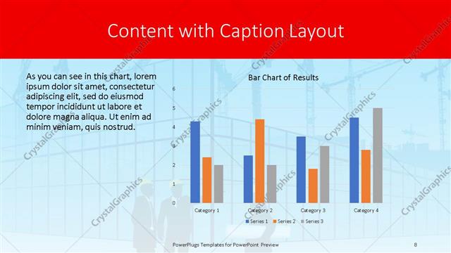 Content with Caption presentation slide layout