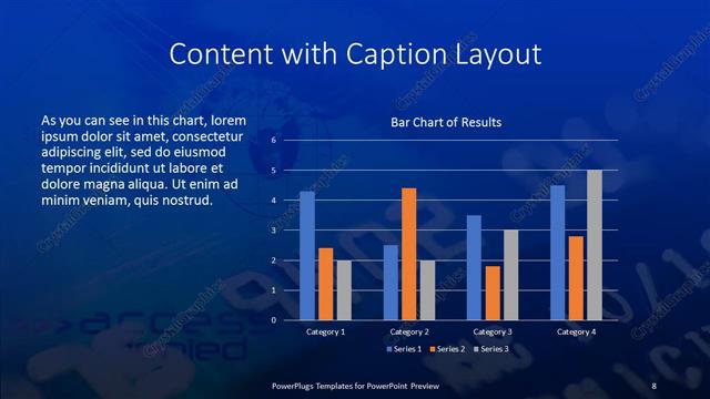 Content with Caption presentation slide layout