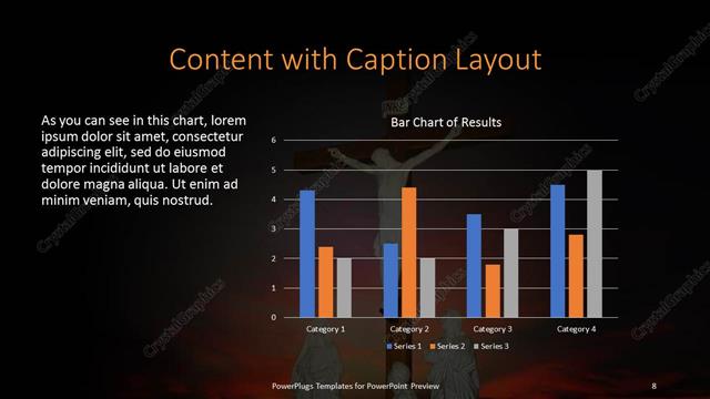 Content with Caption presentation slide layout