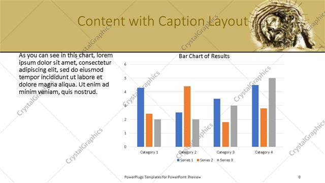 Content with Caption presentation slide layout