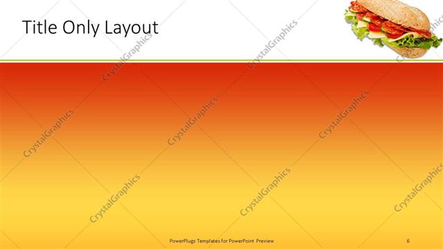 Title Only presentation slide layout