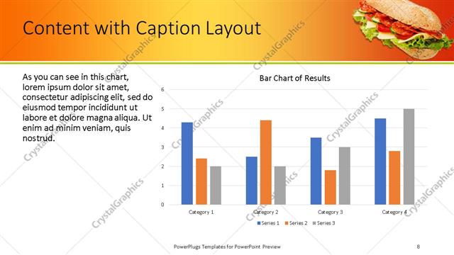 Content with Caption presentation slide layout