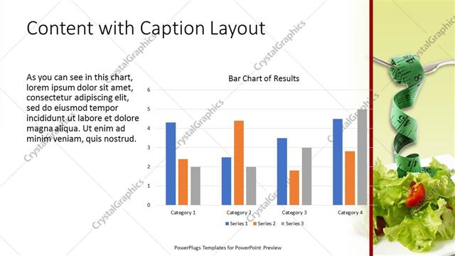 Content with Caption presentation slide layout